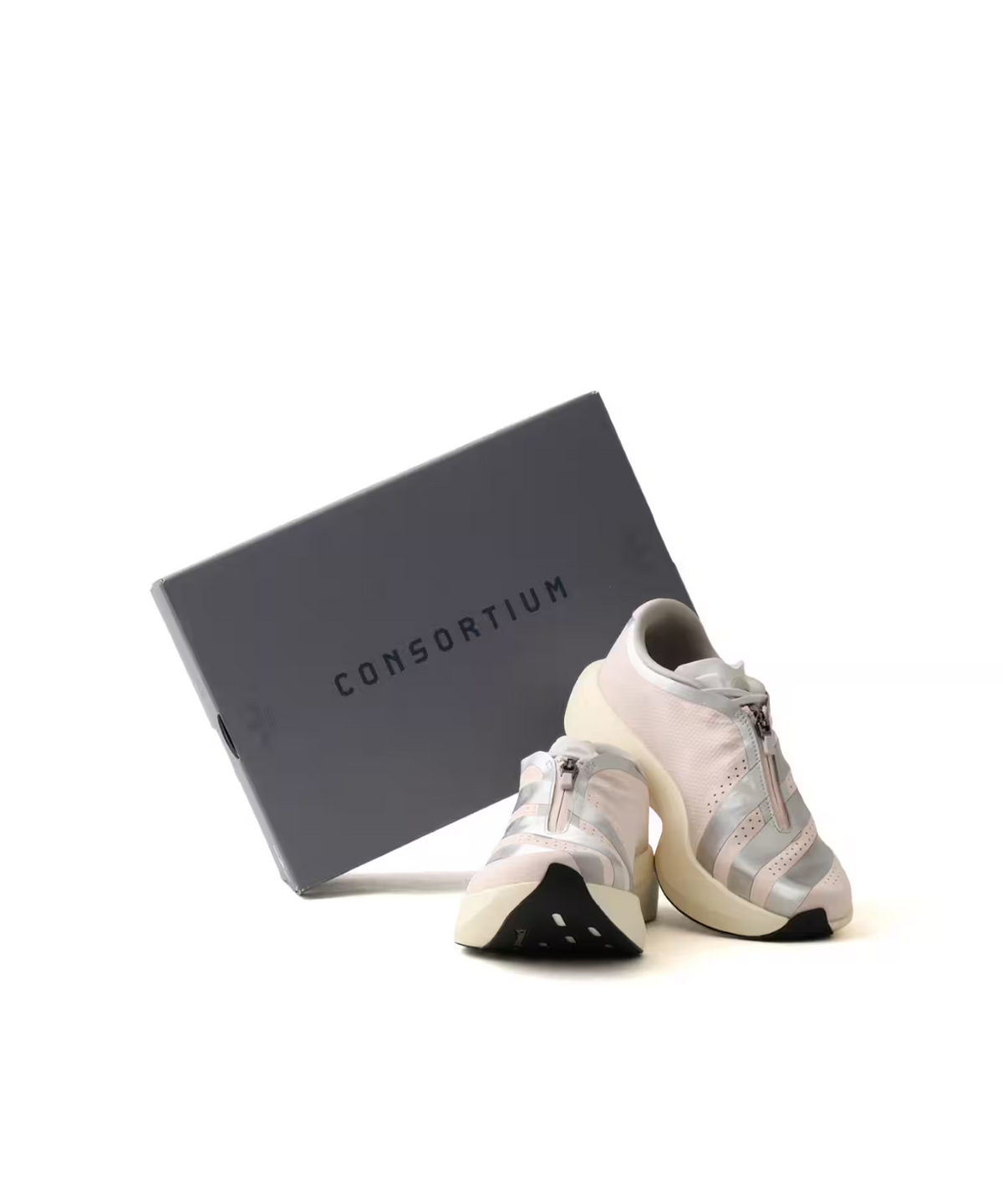 LC1125 Naked Ã adidas Adizero Evo SL Zip "Sandy Pink/Silver Metallic" (Women's)