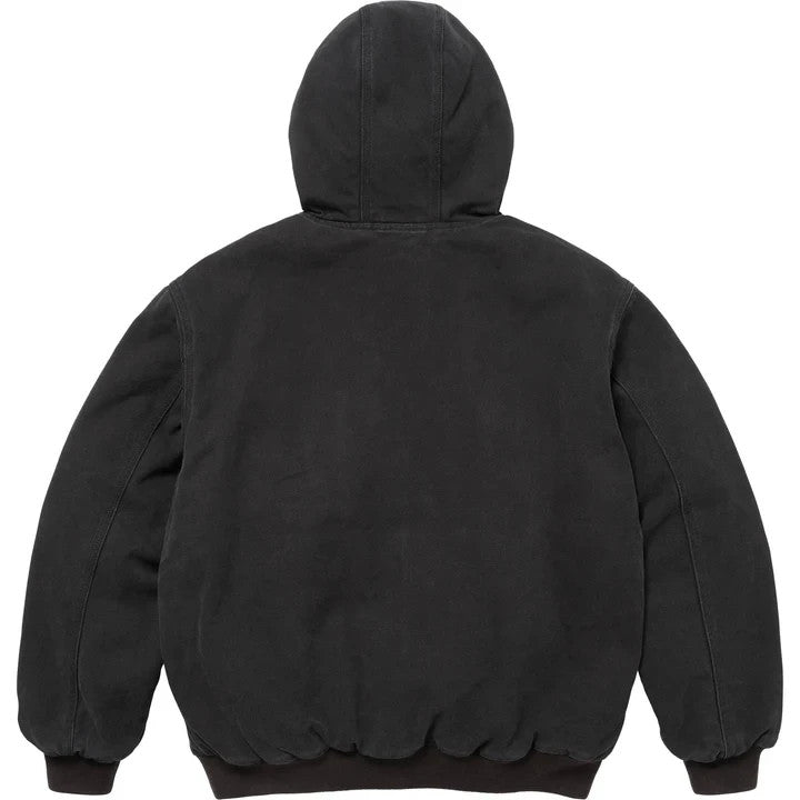 Supreme Reflective Arc Hooded Work Jacket Black