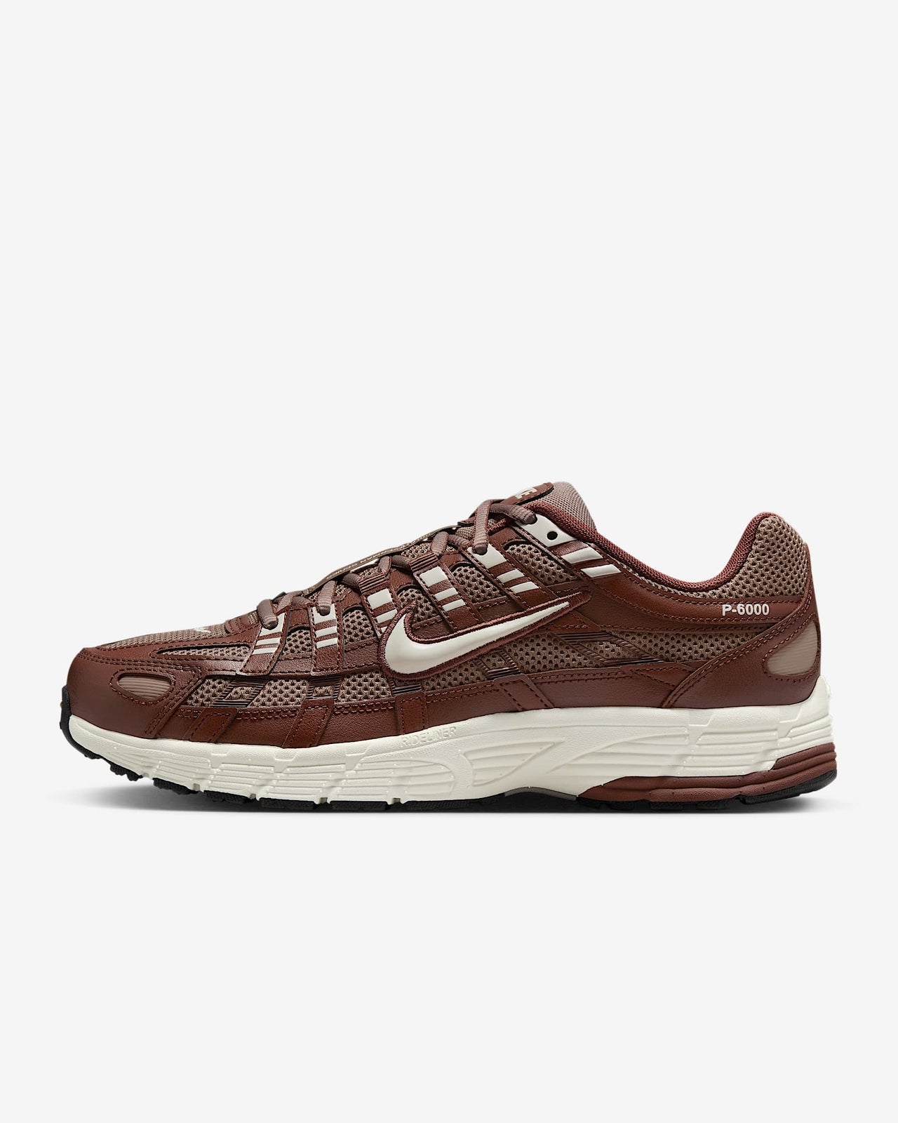 BV1021-200 Nike P-6000 Fauna Brown Mink Brown Black Soft Pearl (Women's)