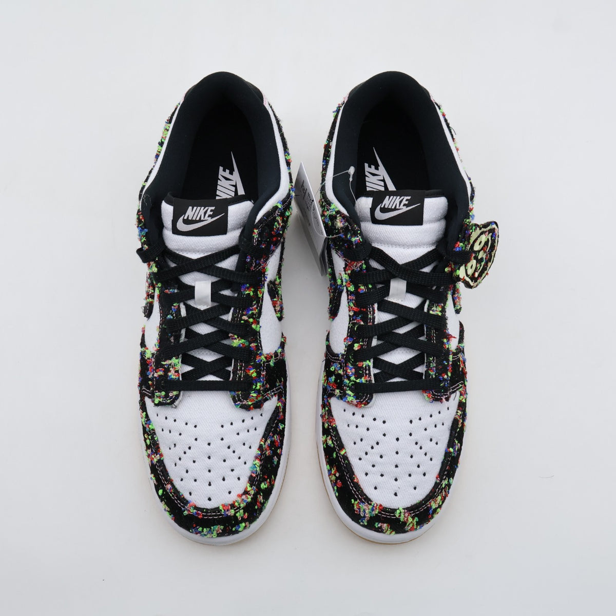 IB2263-100 Nike Dunk Low Panda White Gum Yellow (Men's)