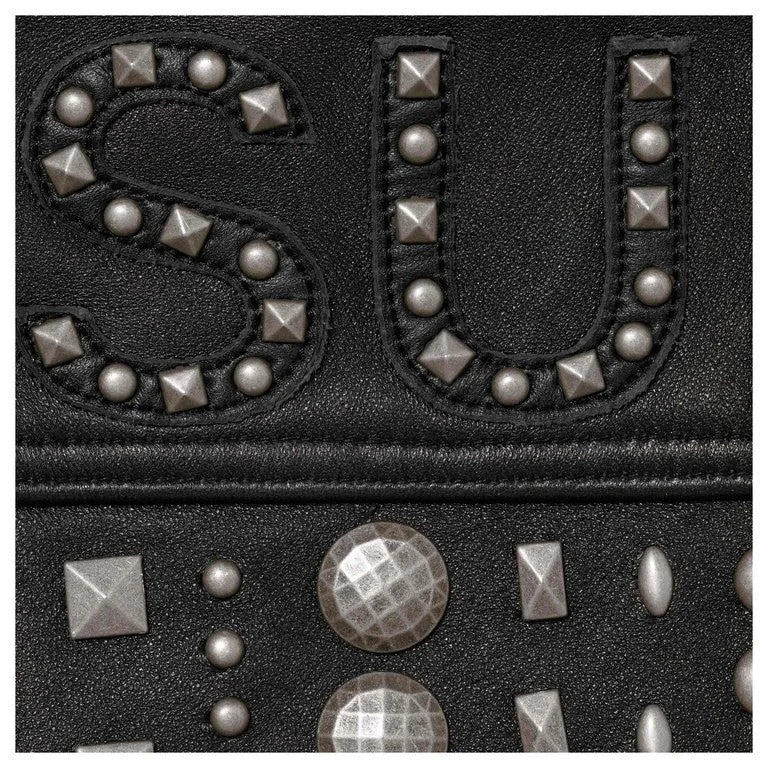 Supreme Multi Studded Leather Jacket Black