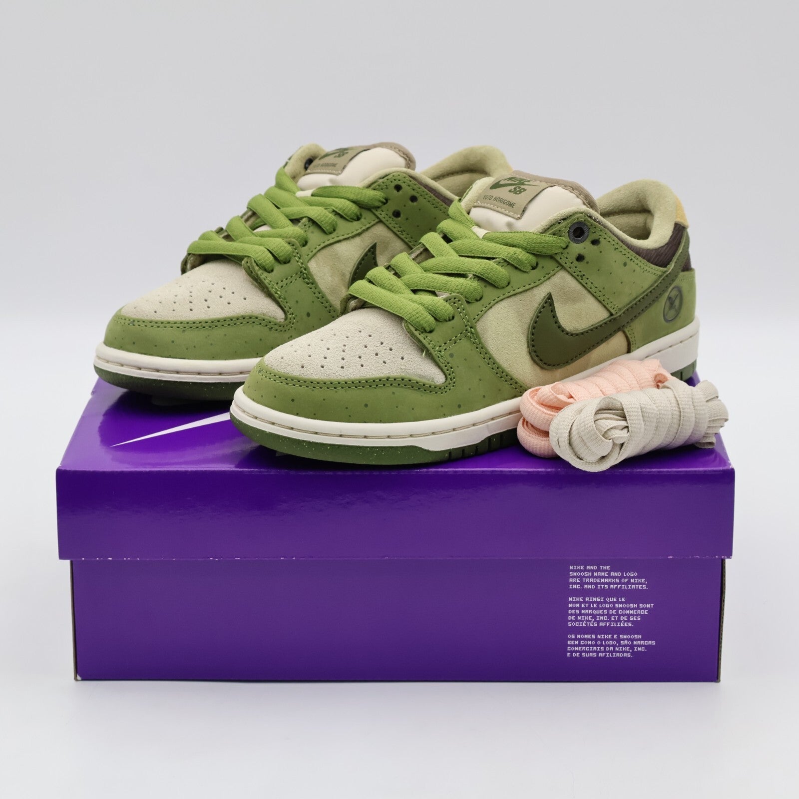 HF8022-300 Yuto Horigome Nike SB Dunk Low Matcha (Men's)