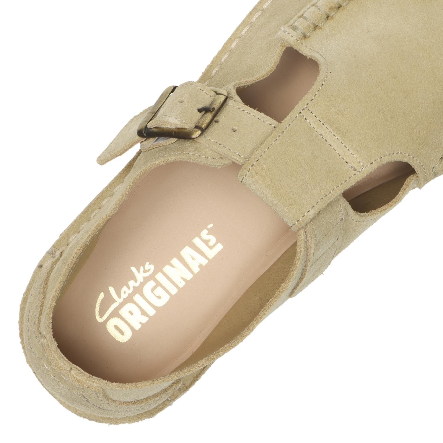 26182845 Clarks Nomad T Bar Maple Suede ( Men's )