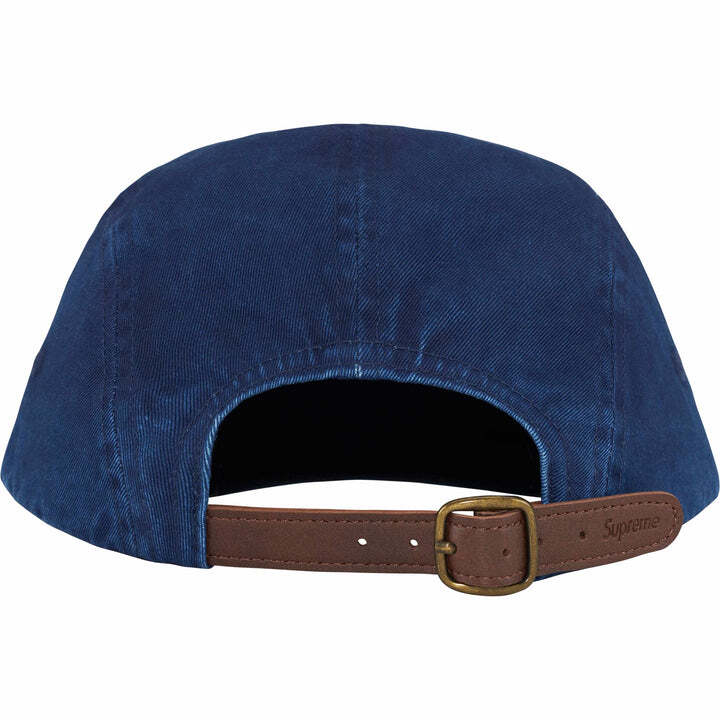 Supreme Washed Chino Twill Camp Cap Indigo