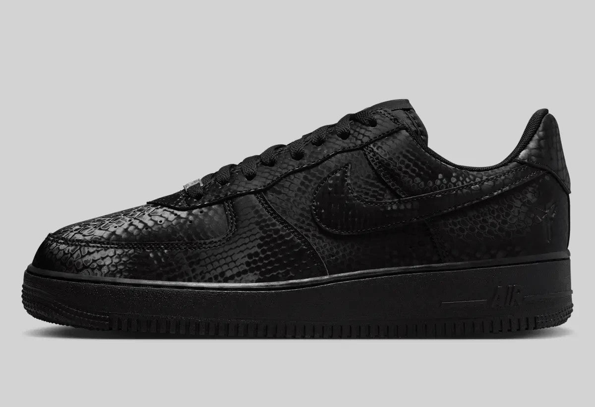 IB0018-003 Kobe Bryant Ã Nike Air Force 1 Low Triple Black (Men's)