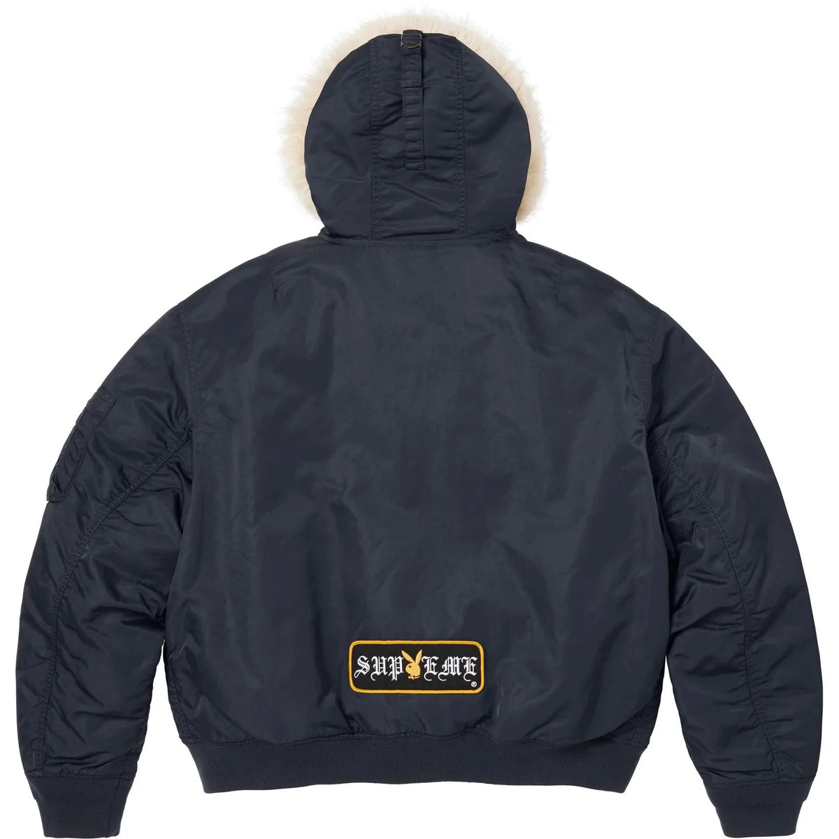 Supreme x Playboy Hooded MA-1 Navy