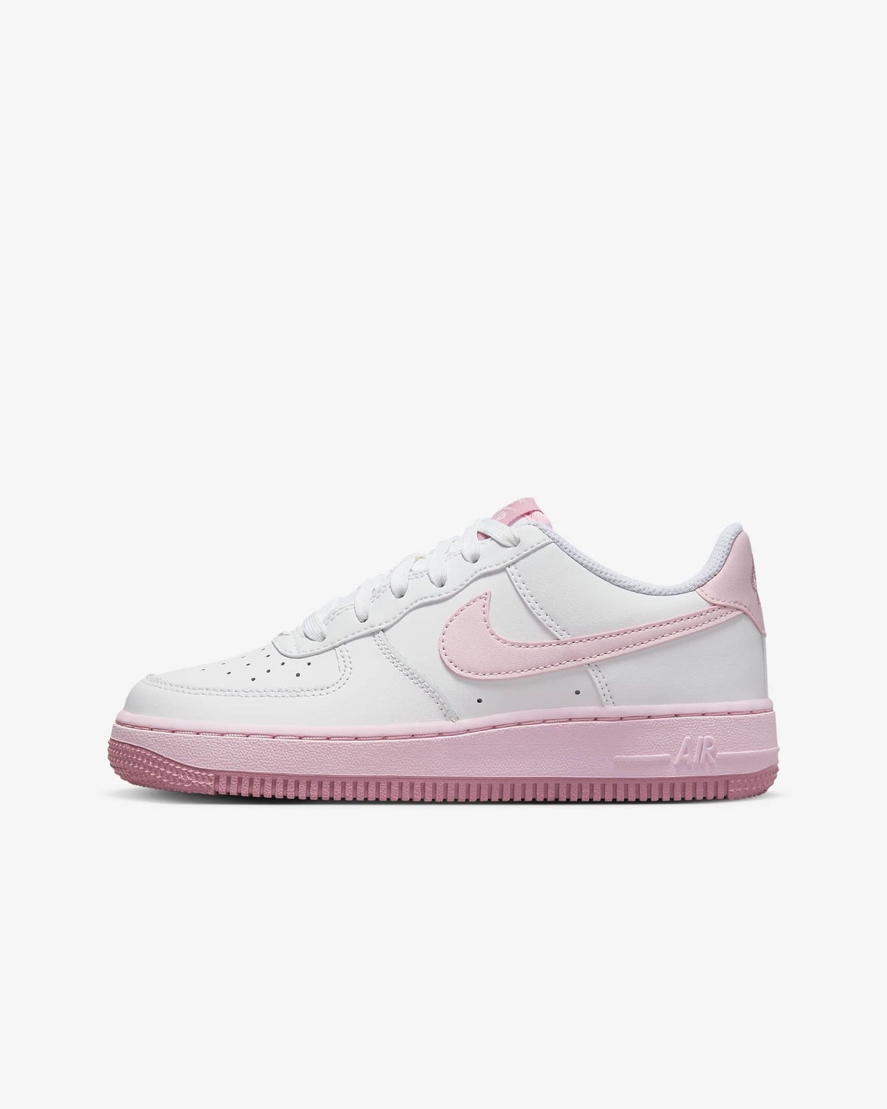 FV5948-100 Nike GS Air Force 1 Low White Elemental Pink Medium Soft Pink Pink