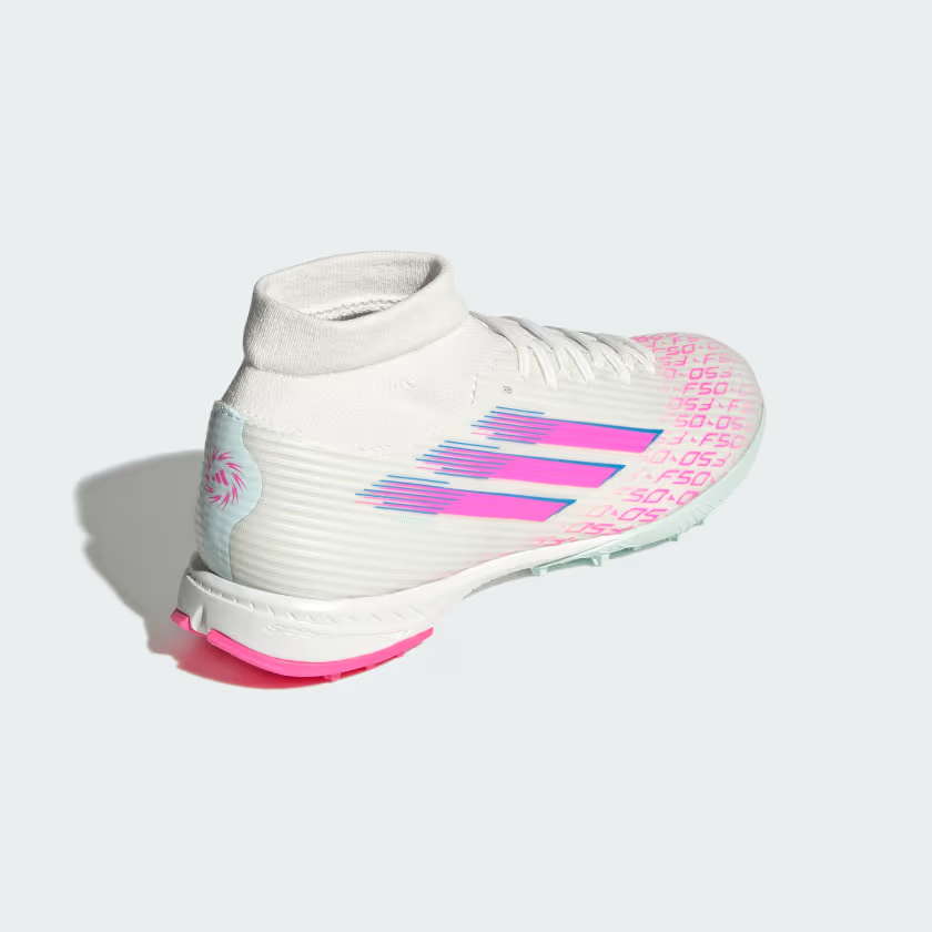 JR6926 adidas F50 Sparkfusion League Turf Cloud White Lucid Pink Cloud (Women's)