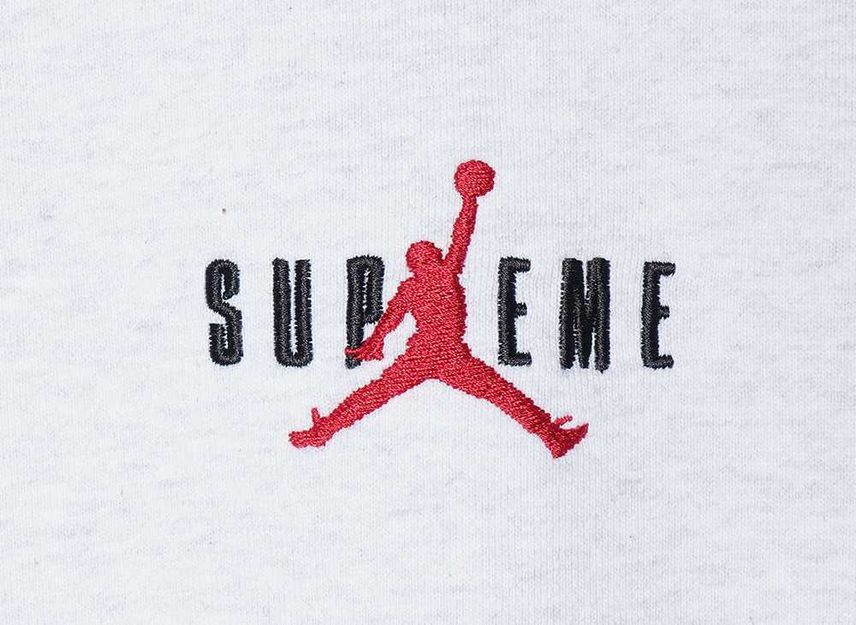 Supreme Jordan Hooded Sweatshirt Ash Grey