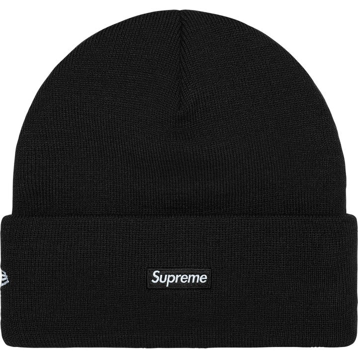 Supreme New Era Tribal S Logo Beanie Black