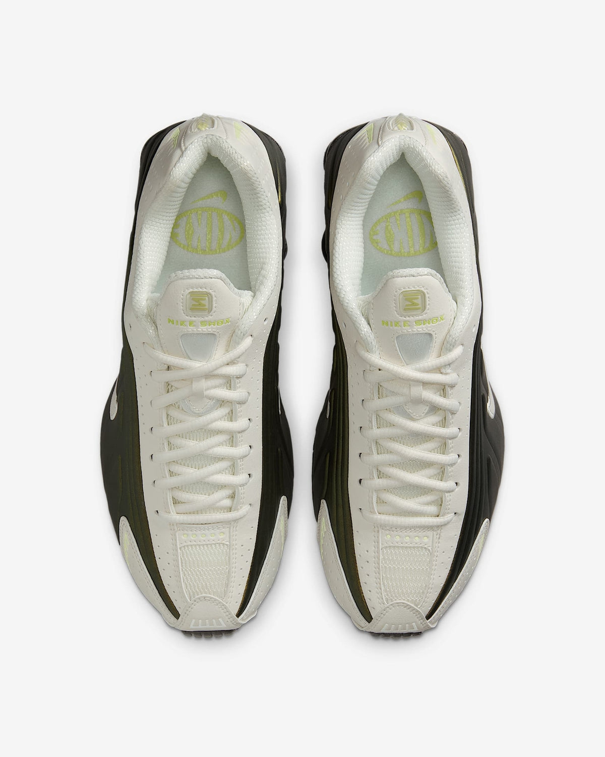 IB8062-133 Nike Shox R4 Olive Green (Women's)