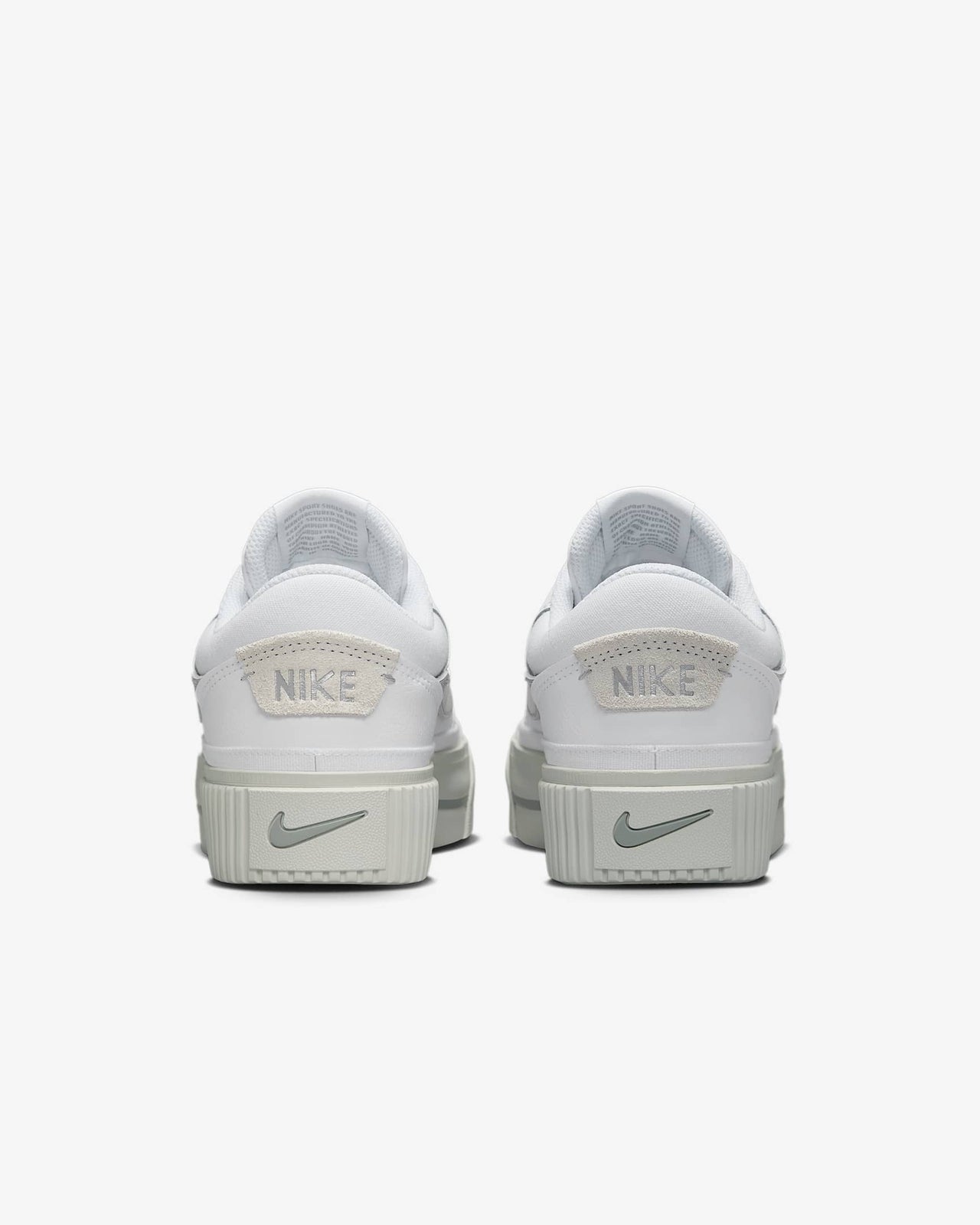 HQ2307-100 Nike Court Legacy Lift White Light Bone Photon Dust Metallic (Women's