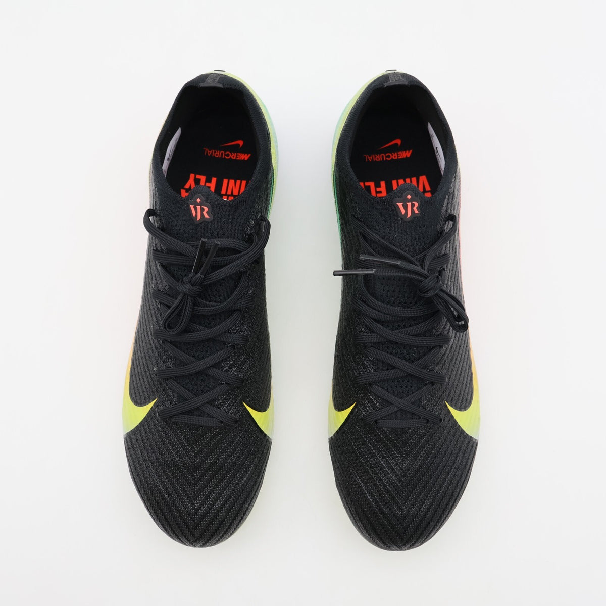 IB2356-001 Vini Jr. Nike Mercurial Vapor 16 Elite Black Green Spark (Men's)