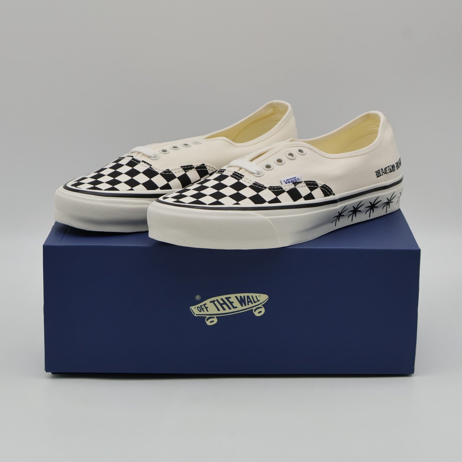 VN000D9NCKB WACKO MARIA Ã Vans Premium Authentic Checkerboard Snow White (Men's)