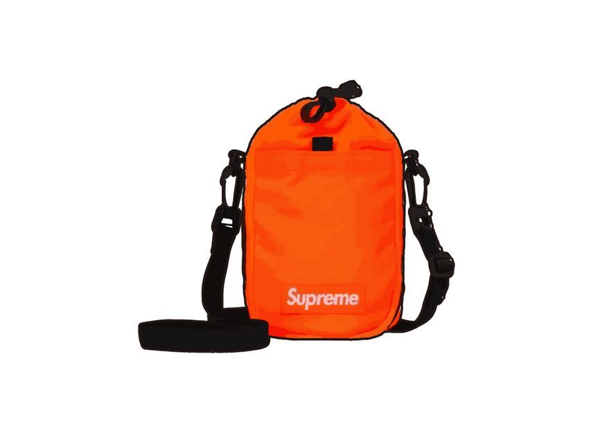 Supreme Polartec Sling Bag Orange