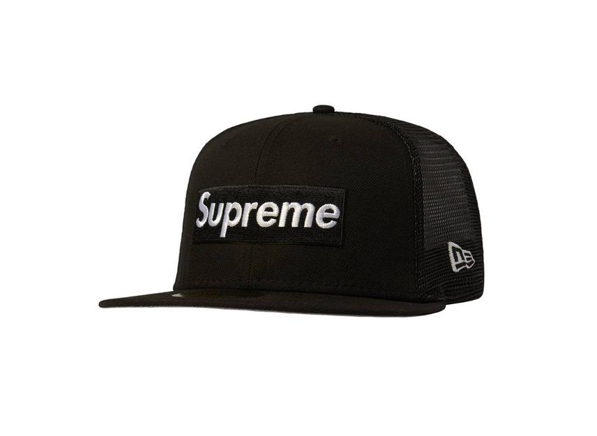 Supreme Box Logo Mesh Back New Era Black (22SS)