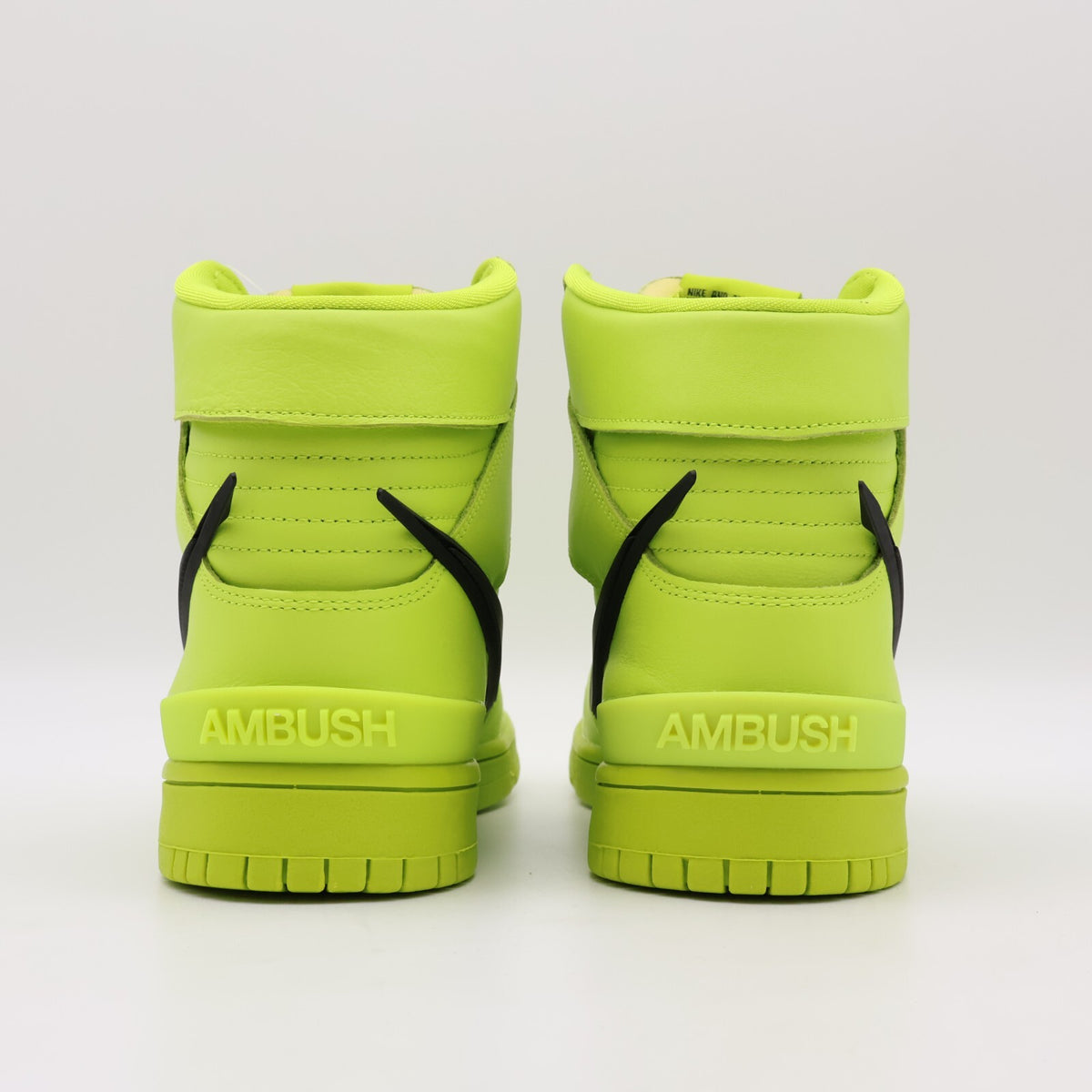 CU7544-300 Nike Dunk High AMBUSH Flash Lime Atmic Green Black (Men's)