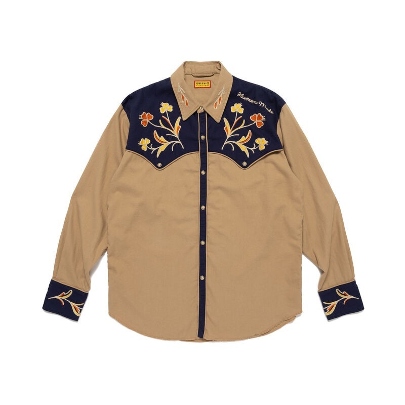 HUMAN MADE Western Shirt Beige