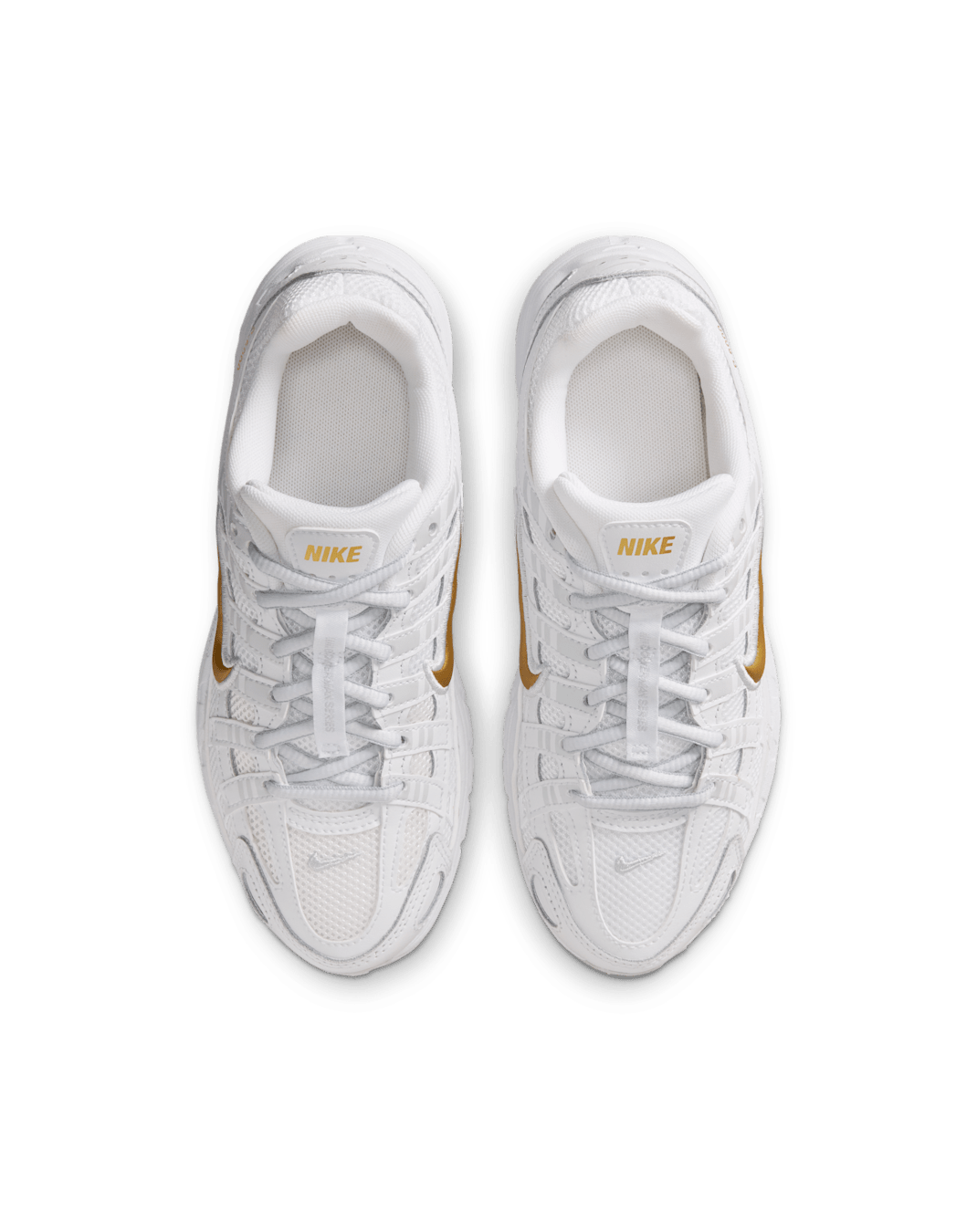 HV5064-102 Nike GS P-6000 White Pure Platinum Metallic Gold