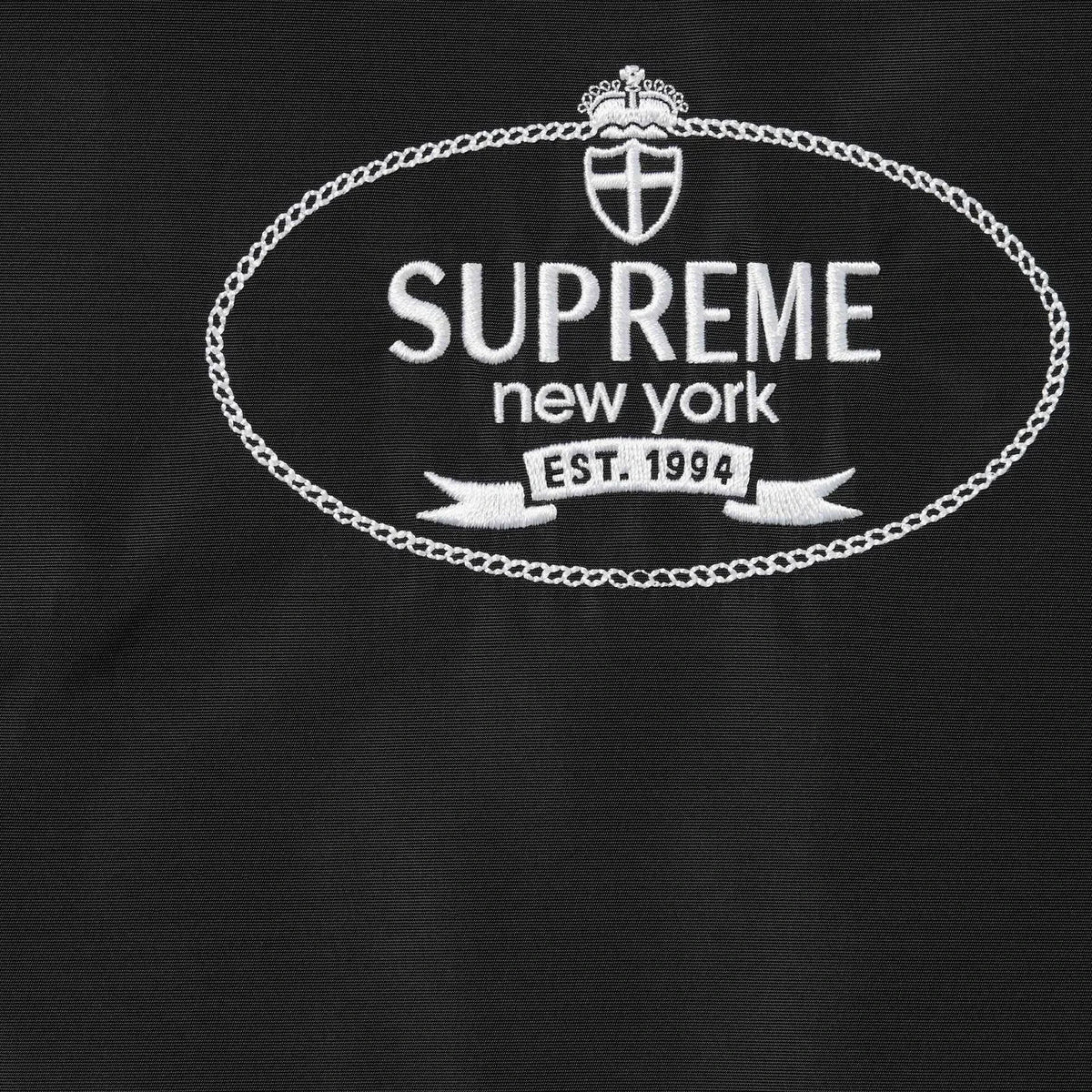 Supreme Crest Coaches Jacket Black