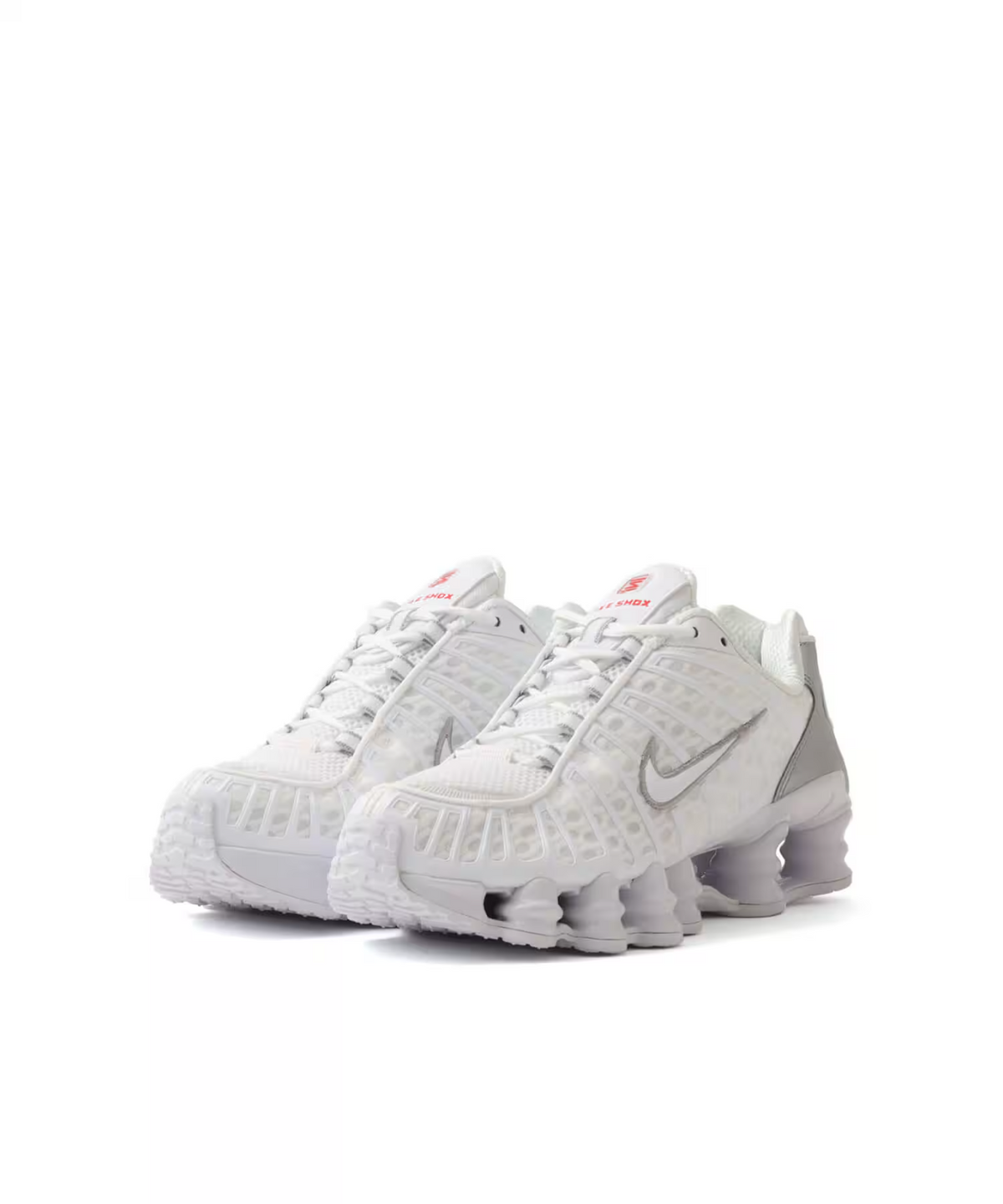 AV3595-100 Nike Shox TL White Metallic Silver (Men's)