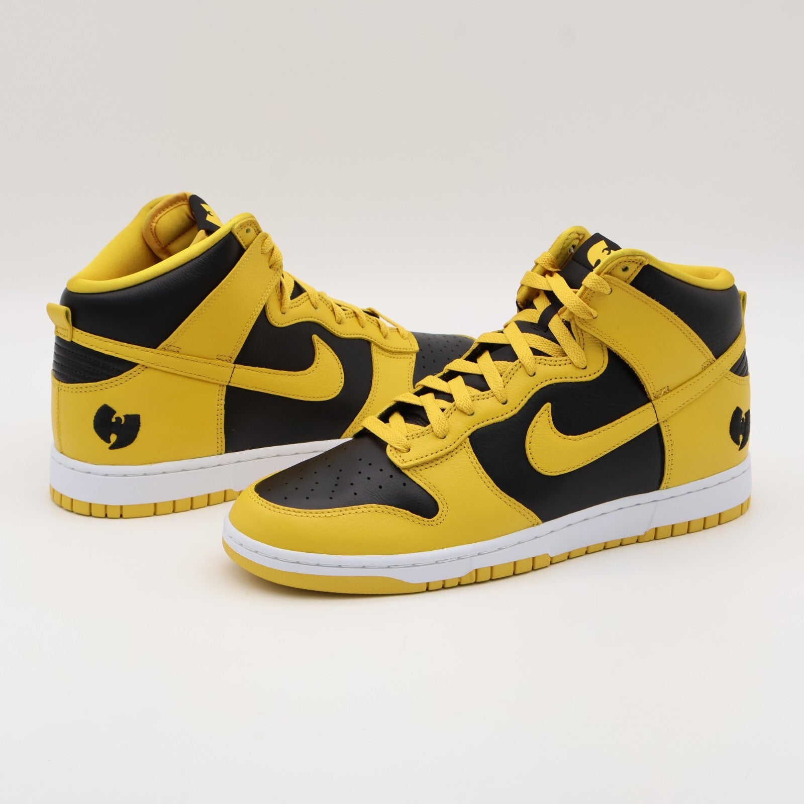 HJ4320-001 Wu-Tang Clan Nike Dunk High Retro PRM Black and Pollen (Men's)