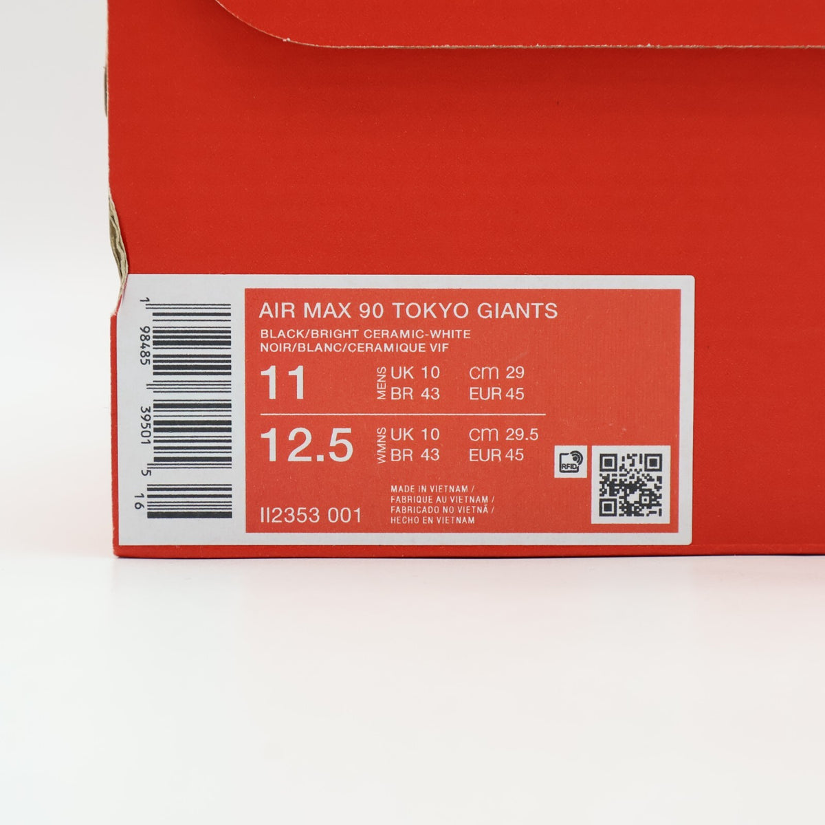 II2353-001 Nike Air Max 90 Tokyo Giants (Men's)