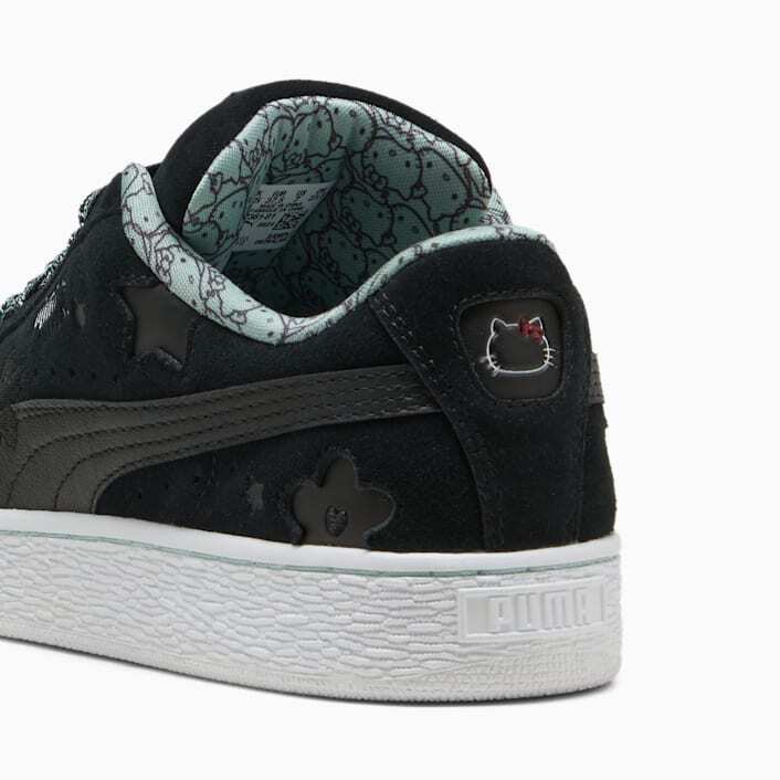 402381-01 Hello Kitty Puma Women's Suede XL Puma Black Light Moss (Women's)