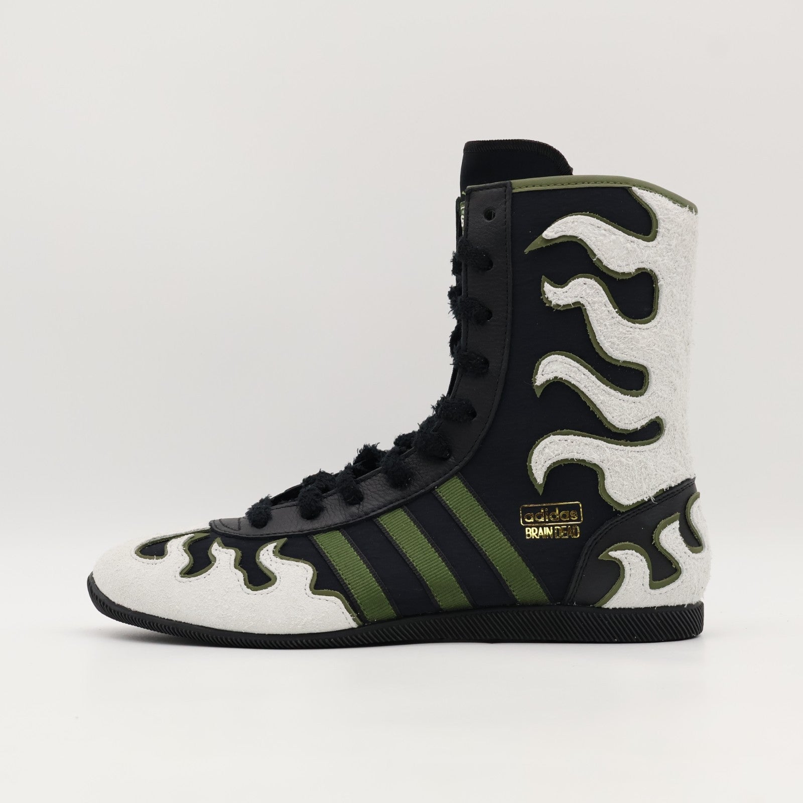 JQ6790 Brain Dead Ã adidas Originals Japan Hi Core Black Crystal White (Men's)