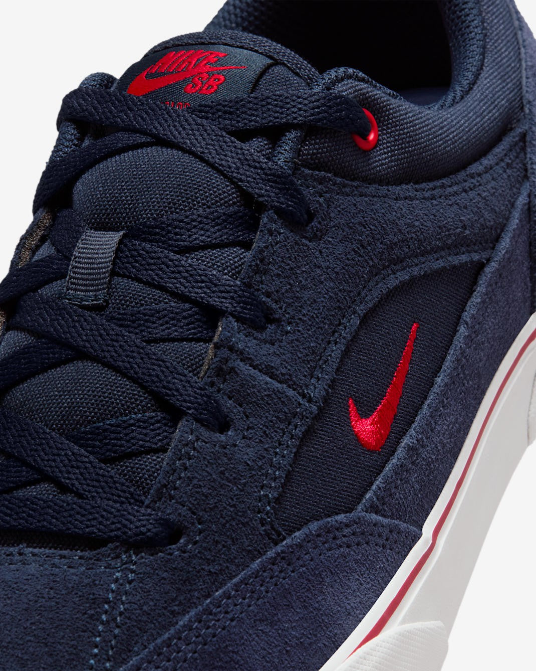 FV6064-402 Nike SB Malor Obsidian Midnight Navy Summit White Gym Red (Men's)