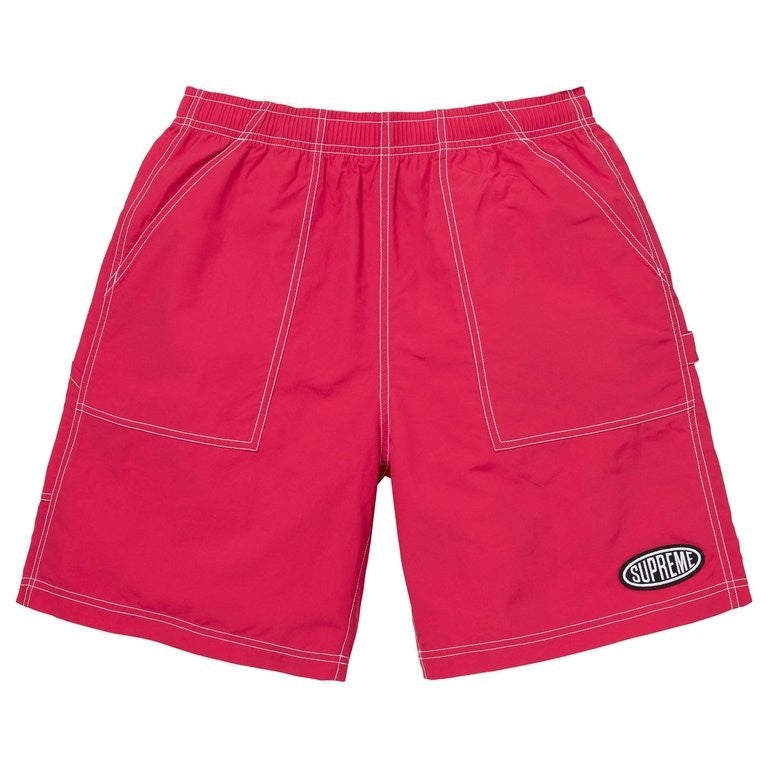 Supreme Nylon Painter Short Magenta