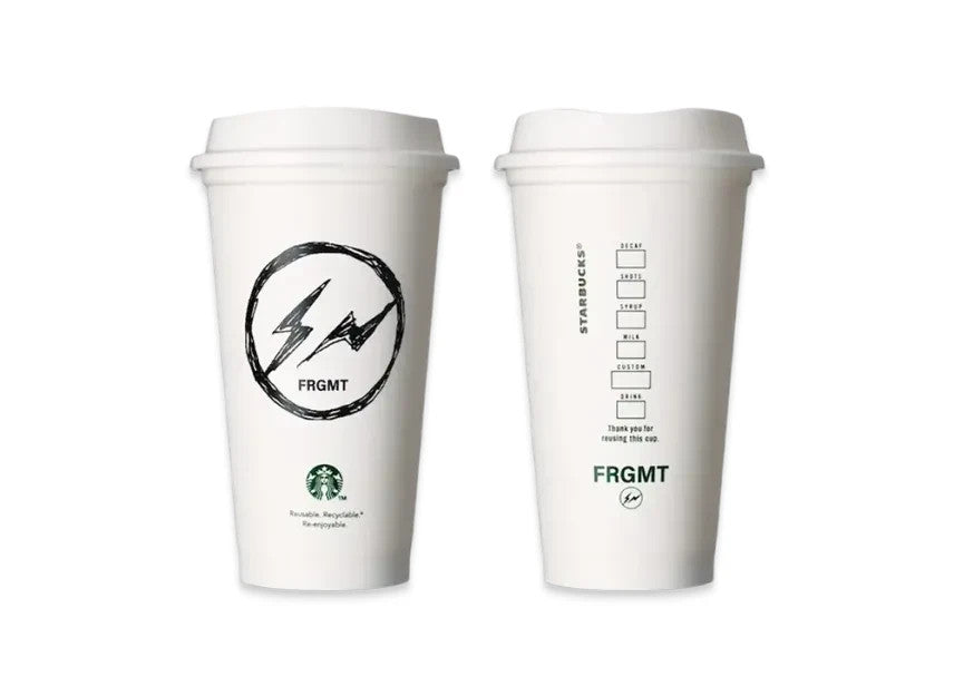STARBUCKS FRAGMENT Reusable Cup FRGMT MYST White