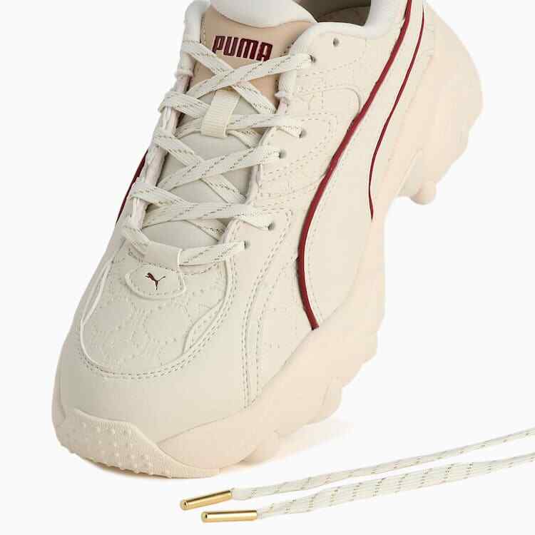 401859-01 Puma Pulsar Lite Frosted Ivory Team Regal Red Granola (Women's)