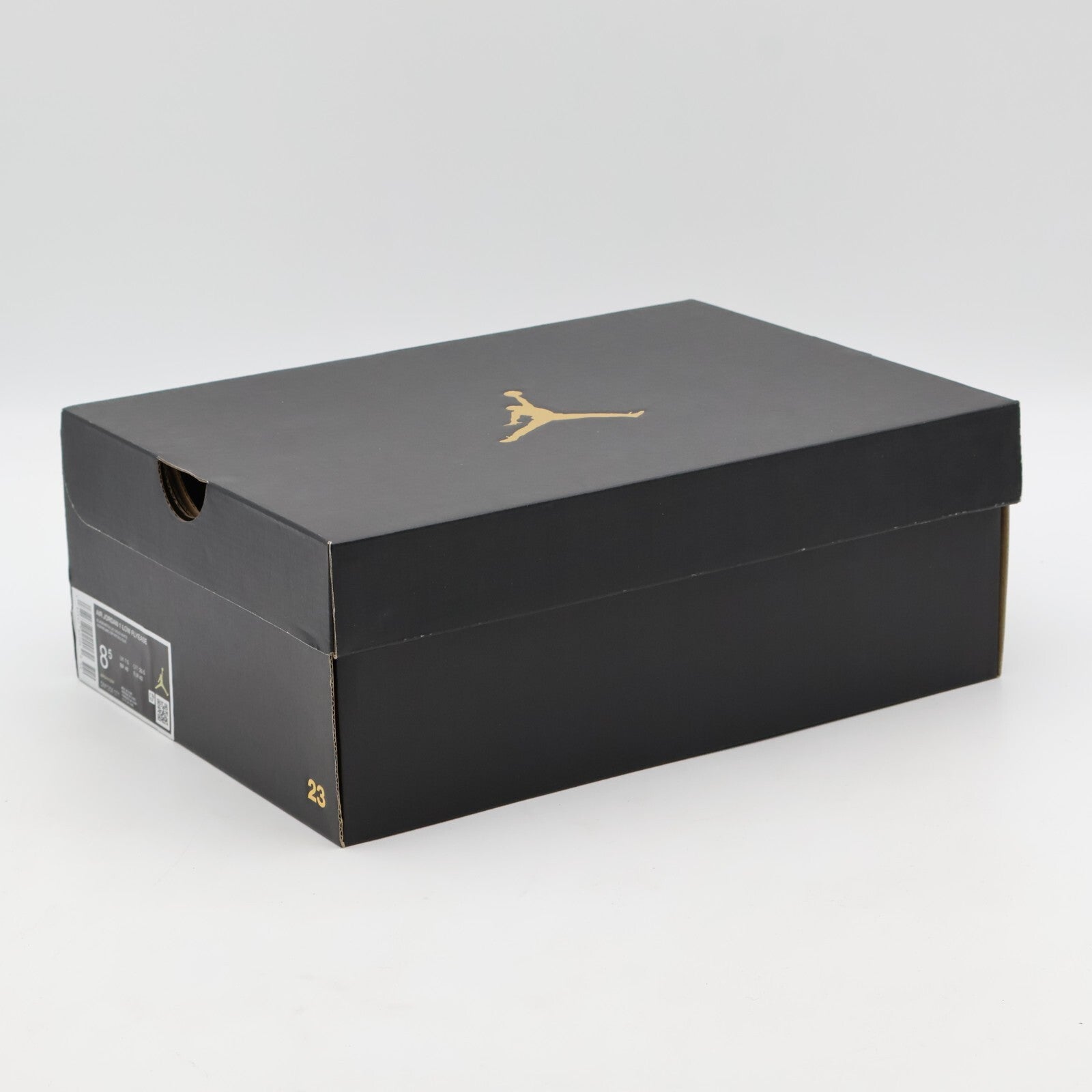 DM1206-071 Nike Air Jordan 1 Low FlyEase Black White Metallic Gold (Men's)