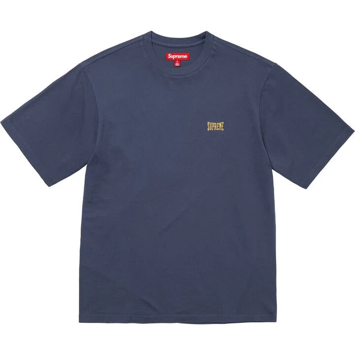 Supreme Warm Up Washed S/S Top Navy