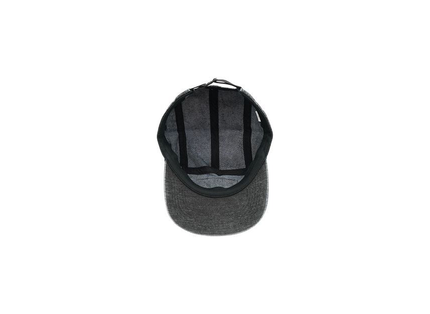 Supreme Coated Denim Camp Cap Black