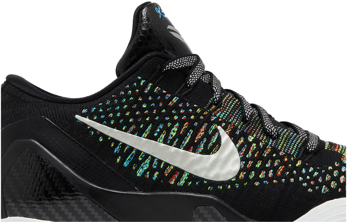 698595-009 Nike Kobe 9 Elite PRM Low HTM Milan "Black/Multi-Color" (Men's)