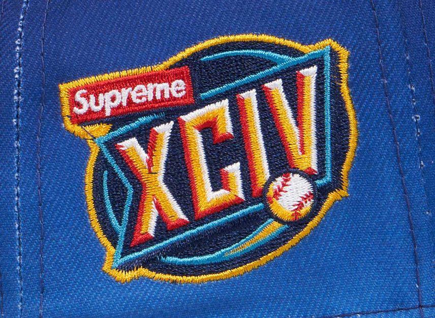 Supreme Gradient Box Logo New Era Blue