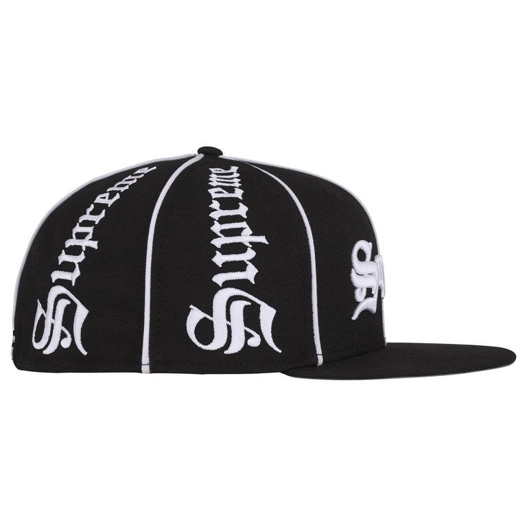 Supreme Piping Script New Era Black