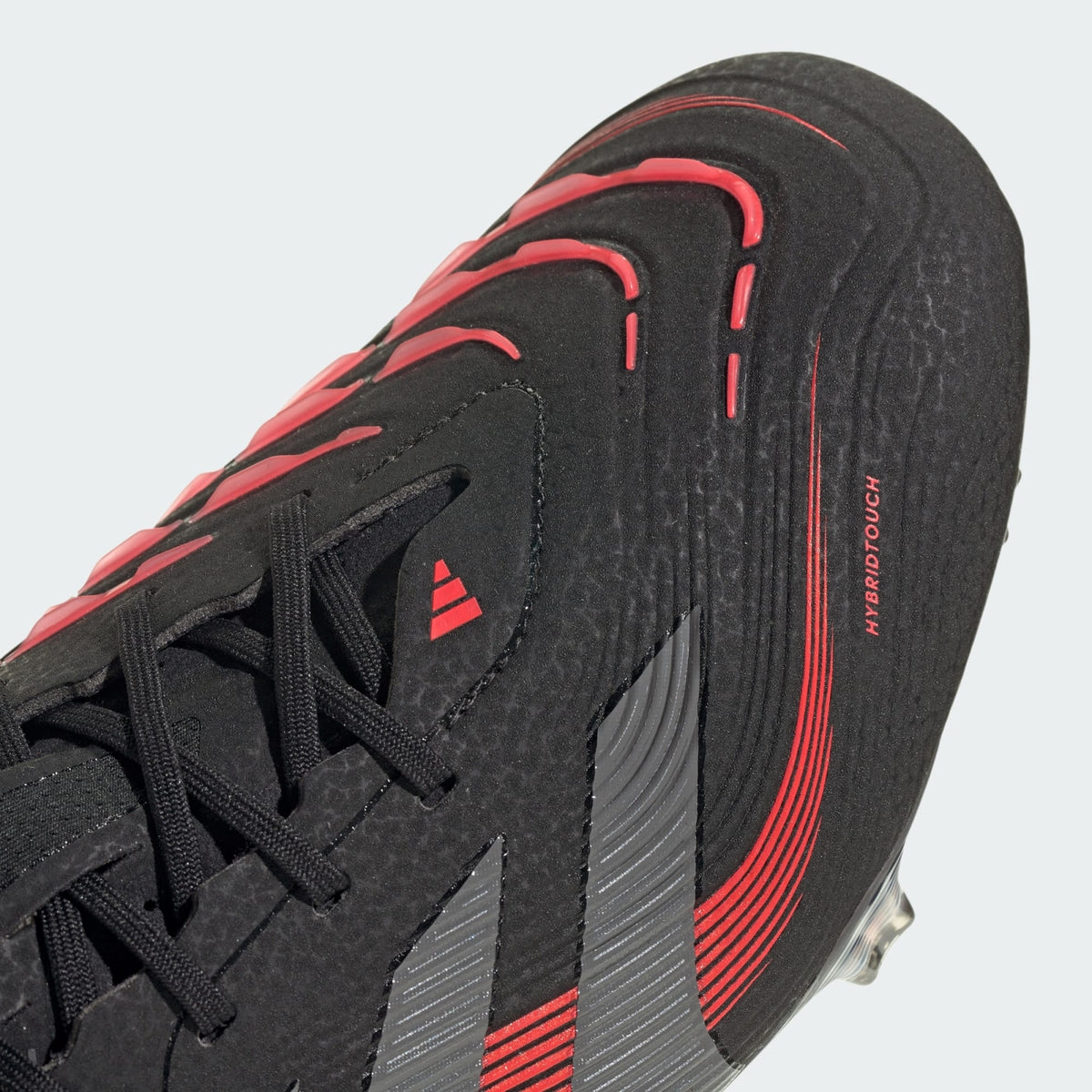 ID3878 adidas Predator Elite FG Core Black Grey Four Lucid Red (Men's)