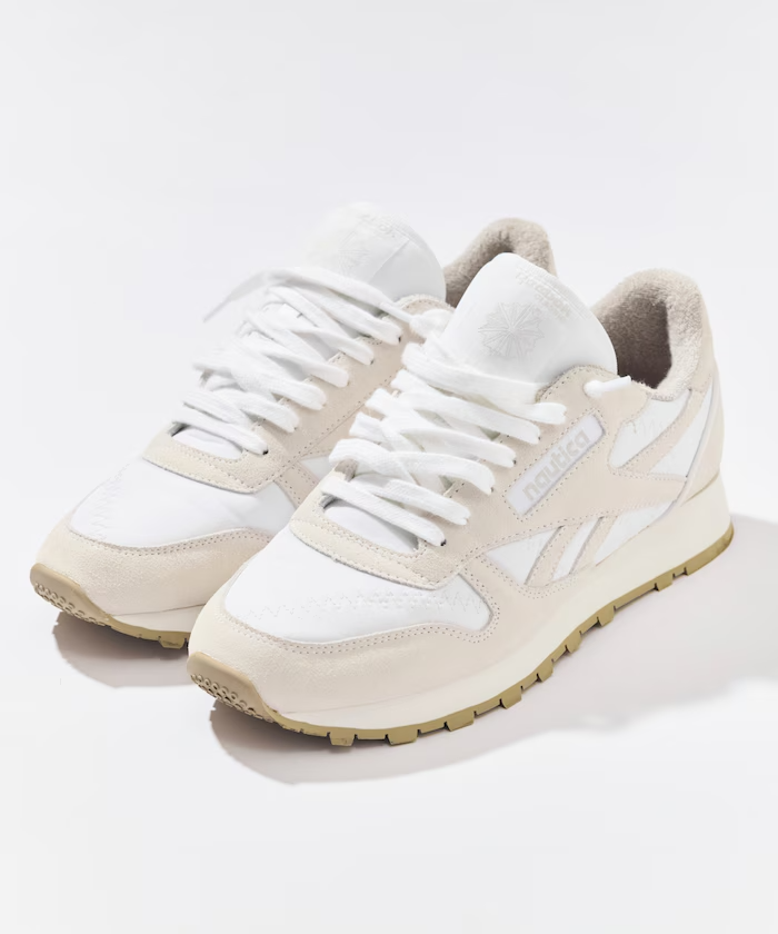 R00174 Nautica Ã Reebok Classic Leather Vintage "White" (Men's)