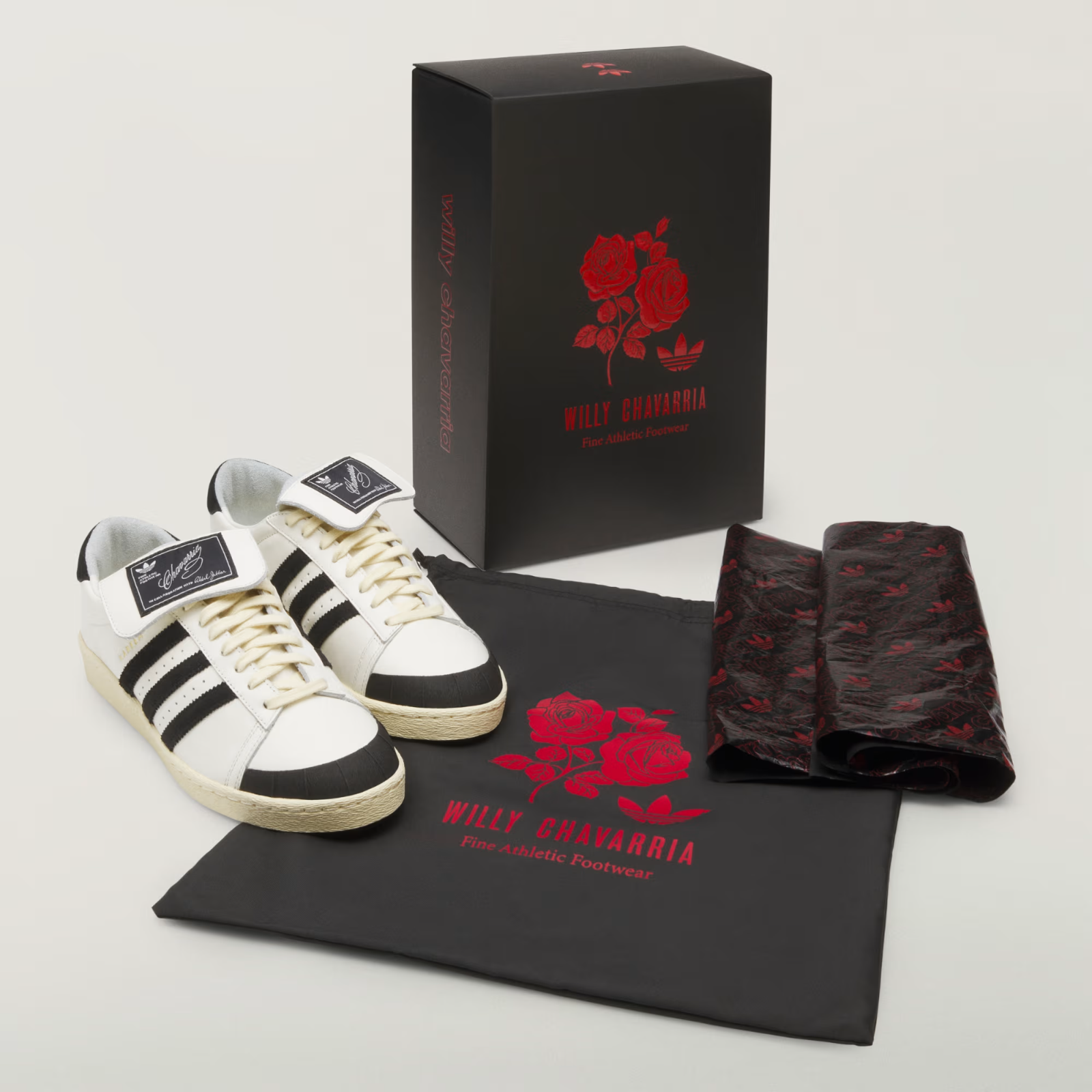 JP6107 Willy Chavarria Ã adidas Originals Jabbar Low Off White Core Black(Men's)
