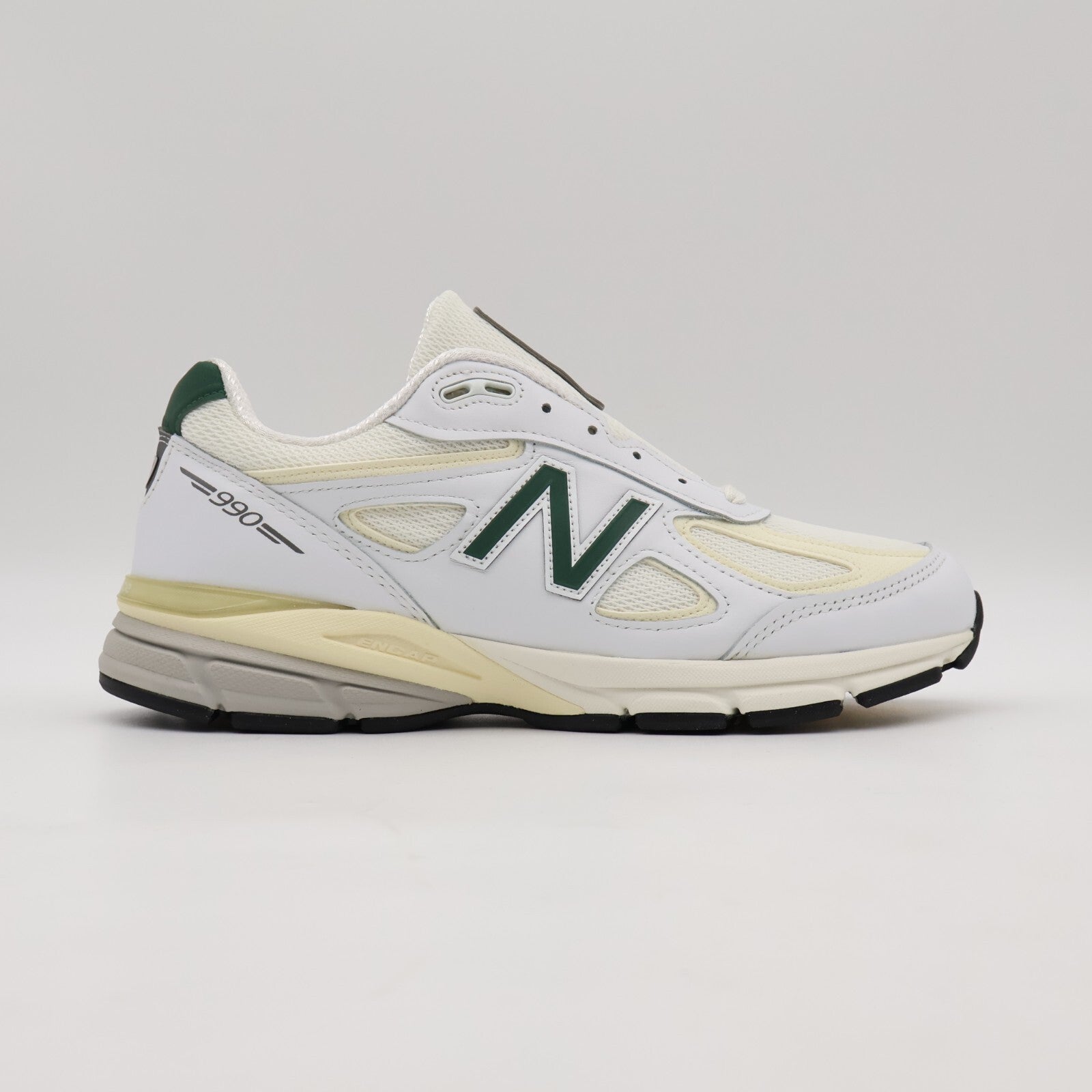 U990TC4 New Balance 990V4 White Green Made in USA (Men's)