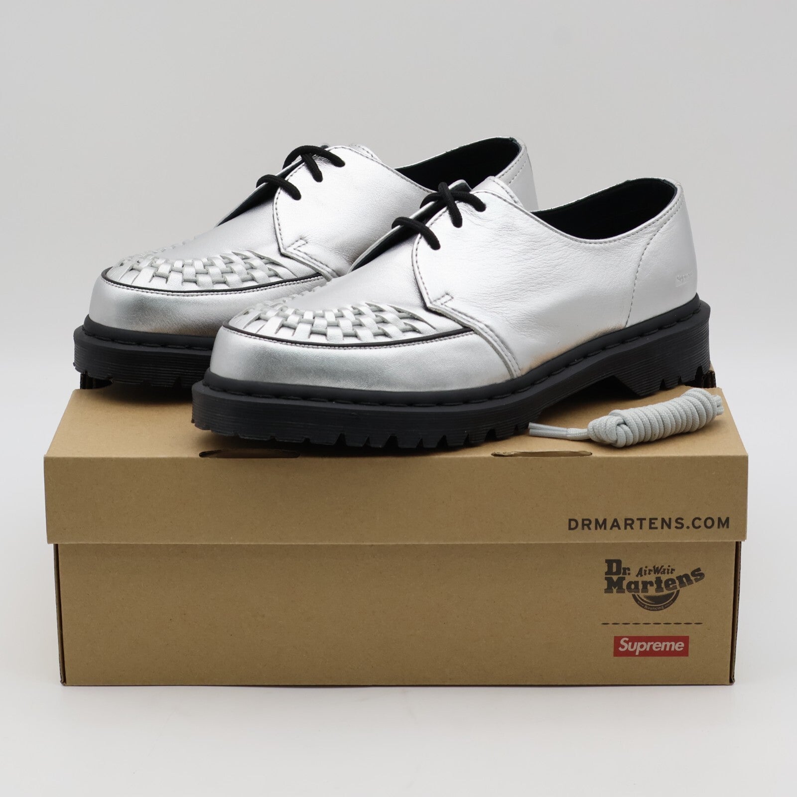 31773040 Supreme Dr.Martens Ramsey Creeper Silver