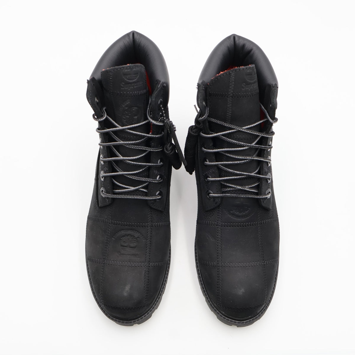 TB0A5TBZW05 Supreme Timberland Patchwork 6 Inch Premium Boot Black (Men's)