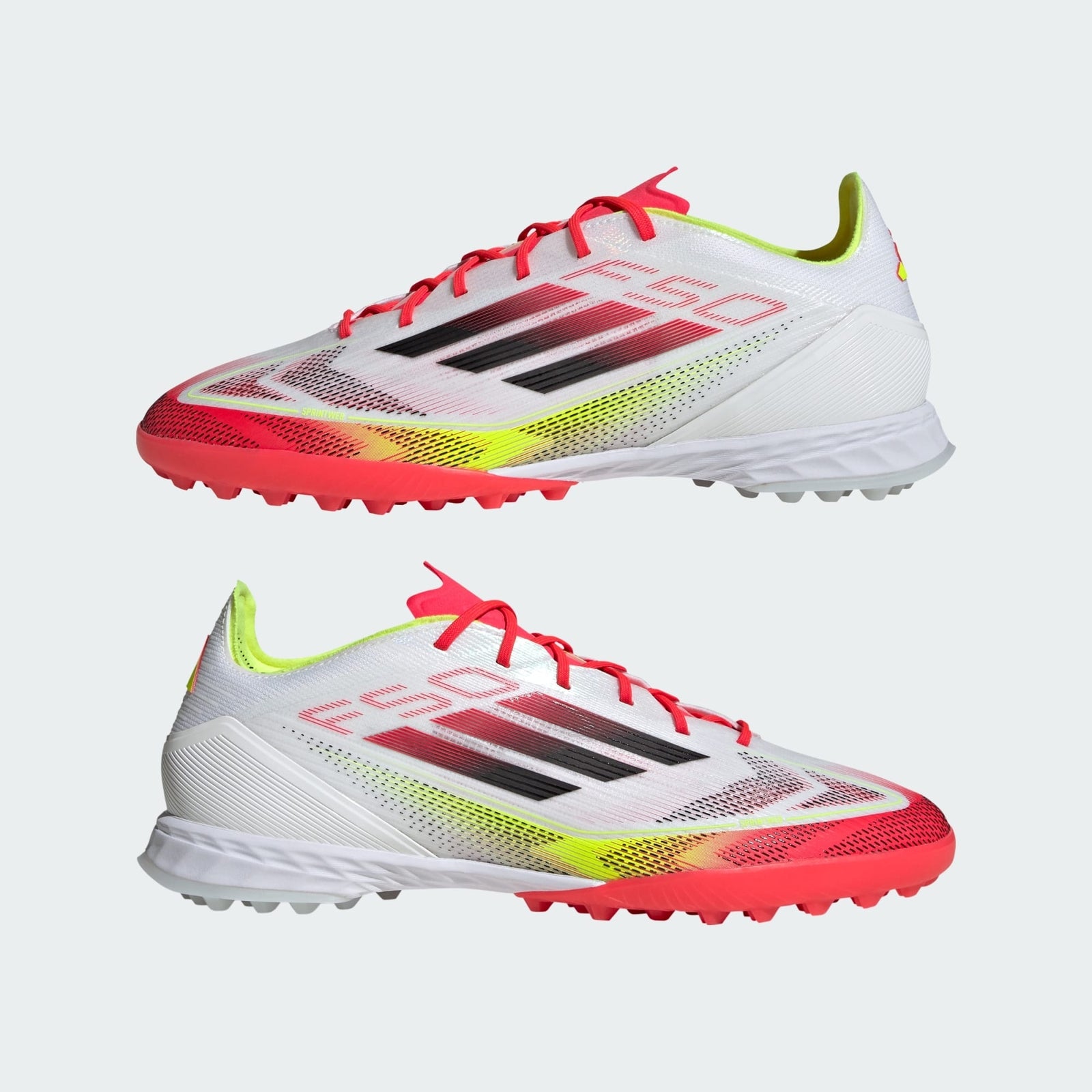 IE1220 adidas F50 Pro TF Cloud White Core Black Solar Yellow (Men's)