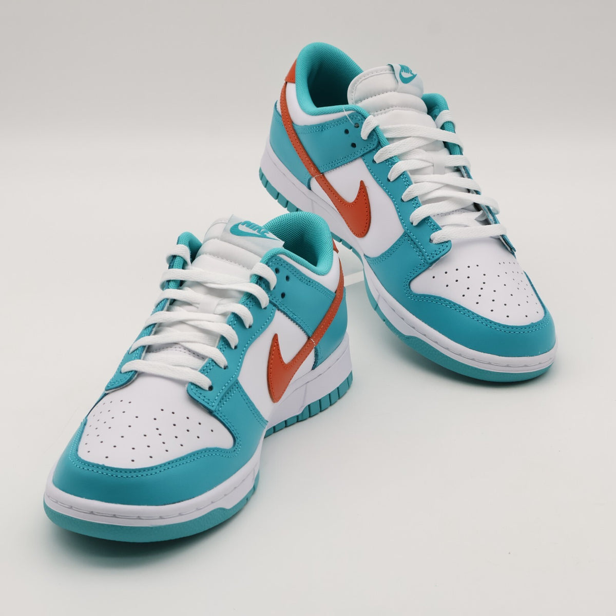 DV0833-102 Nike Dunk Low Miami Dolphins Cosmic Clay Dusty Cactus Green (Men's)