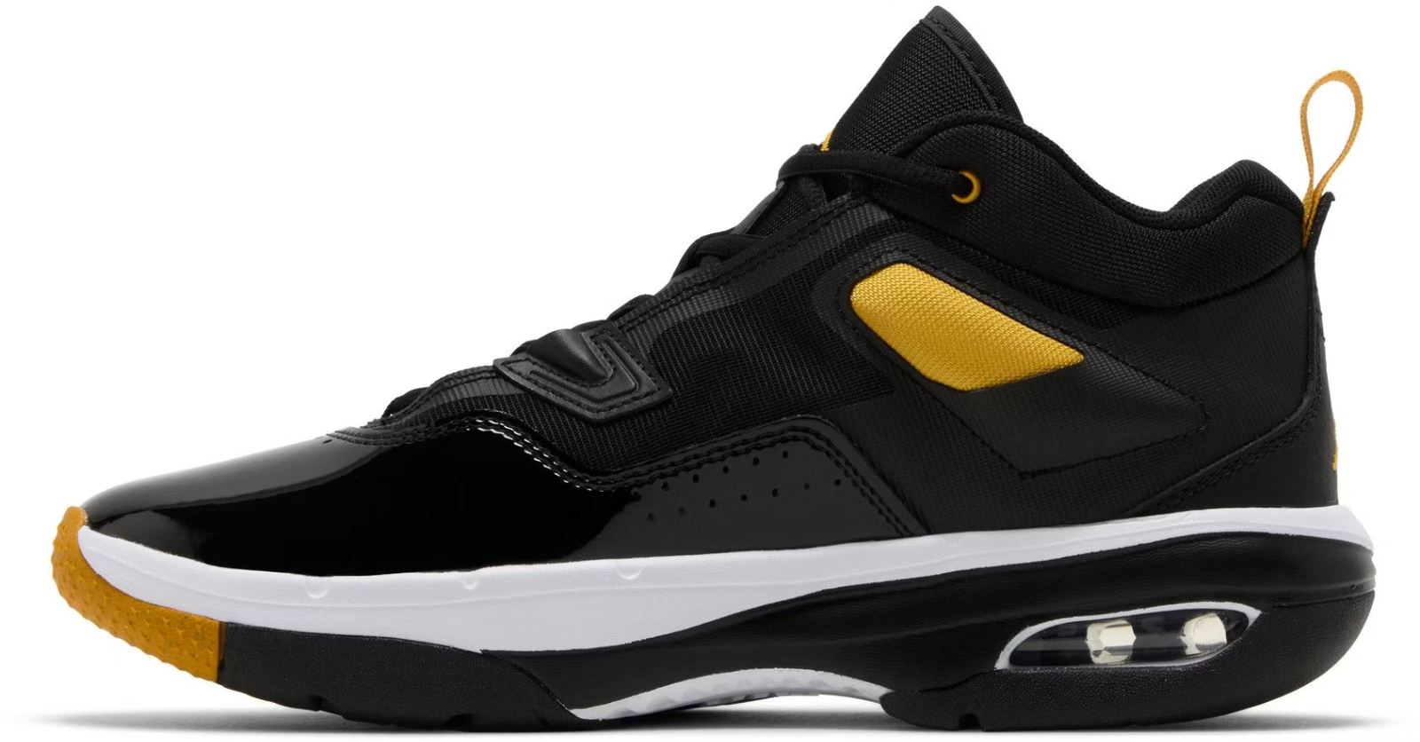 FB1396-071 Nike Air Jordan Stay Loyal 3 "Black/White/Yellow Ochre" (Men's)