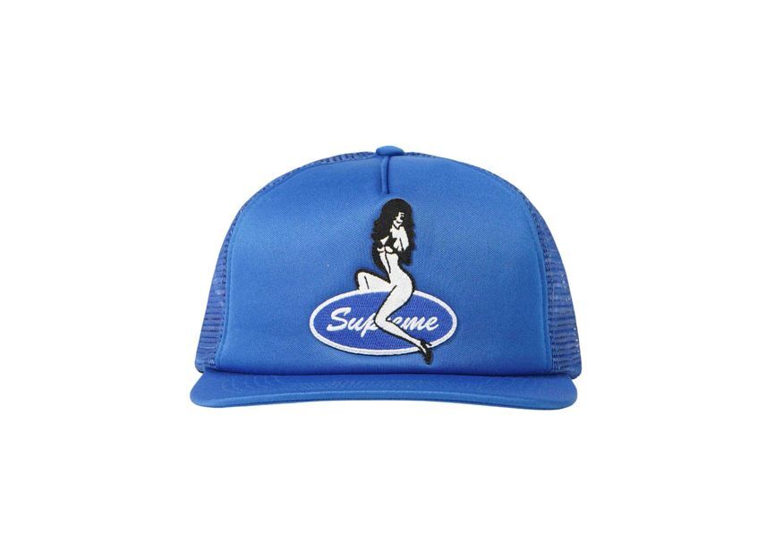 Supreme Pin Up Mesh Back 5-Panel Royal