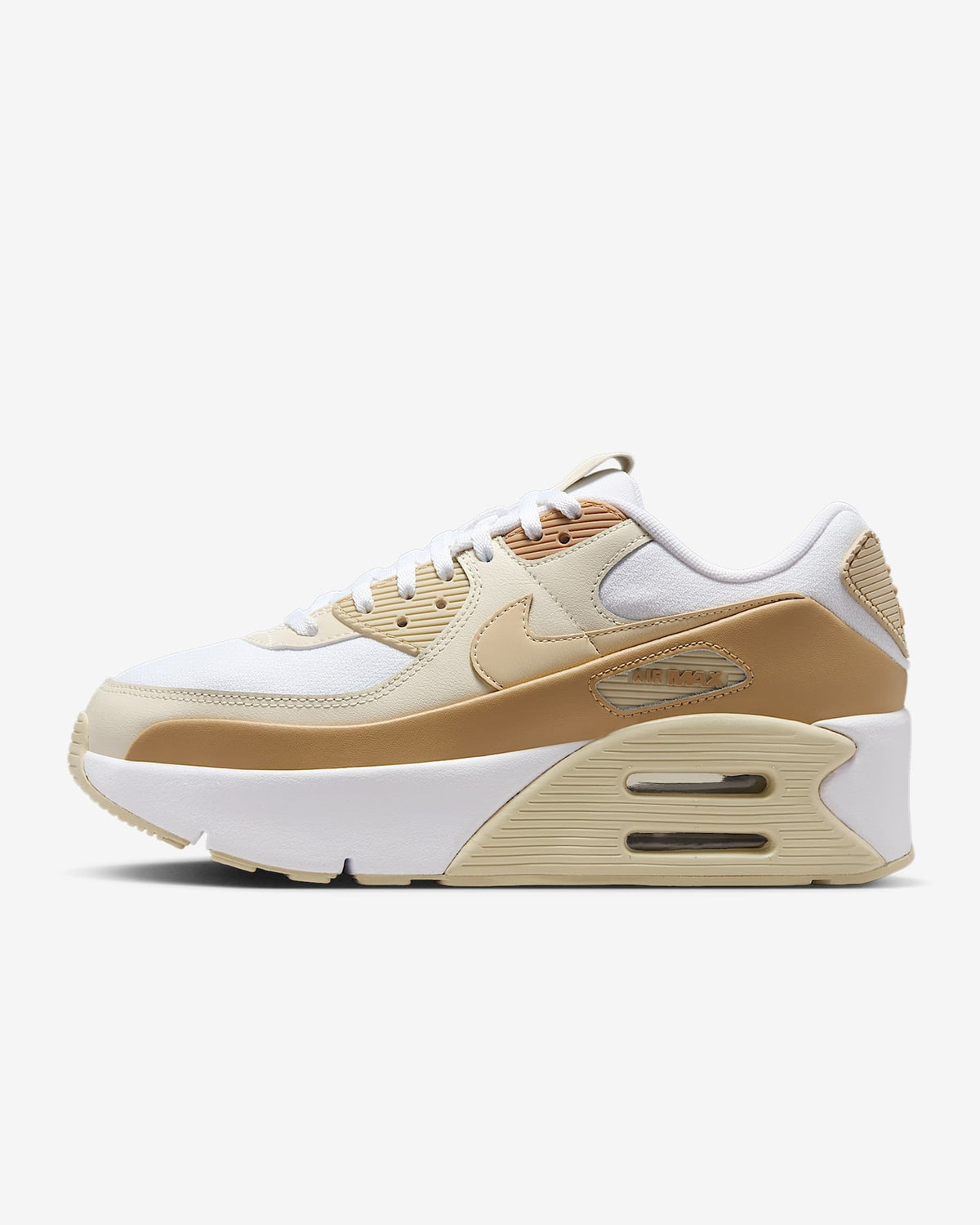 FD4328-112 Nike Max 90 LV8 White Club Gold Coconut Milk Team Gold (Women's)